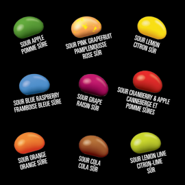 WB GOURMET JELLY BEANS SOUR SUR 150G X 15