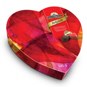 WB VDAY BELGIAN HEART COLLECTION ALC 145G X 8