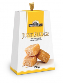 JUST FUDGE BUTTER CARTON 150G X 12
