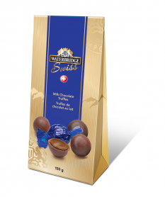 WB SWISS MILK TRUFFLES CRTN 150G X 12