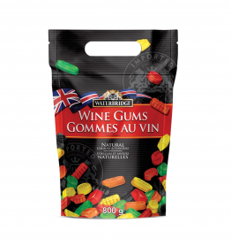 WATERBRIDGE WINE GUM SUR 800G X 10