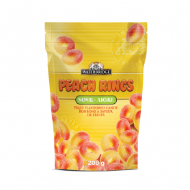 WATERBRIDGE PEACH RINGS SUR 200G X 15