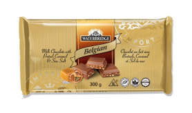 WB BELGIAN MILK PRETZEL & SEA SALT 300G X 12