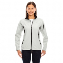 North End Ladies' Three-Layer Fleece Bonded Performance Soft Shell Jacket