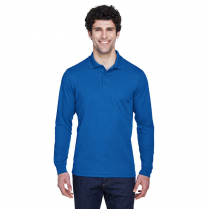 Core 365 Men's Pinnacle Performance Long-Sleeve Piqué Polo