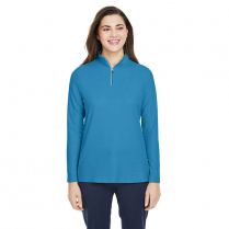 Core 365 Ladies' Fusion ChromaSoft™ Pique Quarter-Zip