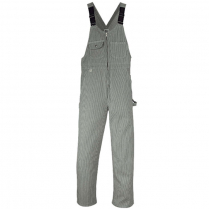 Big Bill Hickory Stripe Bib Overall With Zip Front Closure