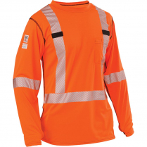 Custom Big Bill High Visibility Long-Sleeve Athletic Performance T-Shirt