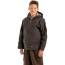 Berne Boys Sanded and Washed Hooded Coat Sherpa Lined