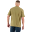 Berne Heavyweight Short Sleeve Pocket Tee Shirt - On Model - Light Olive - Back