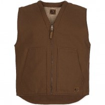 Berne V-Neck Vest Sherpa Lined