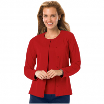 Blue Generation Ladies' Long Sleeve Button Front Cardigan