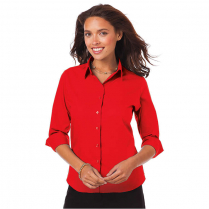 Blue Generation Ladies' 3/4 Sleeve Poplin Shirt