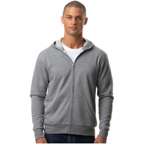 Blue Generation Adult Essential Fleece Zip Front Hoodie