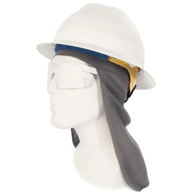 Benchmark FR Goat Flex FR Hard Hat Liner - Grey - Three Quarter
