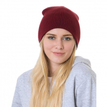 Bayside USA-Made 8 1/2 Inch Knit Beanie