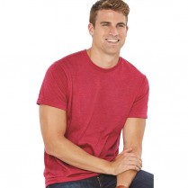 Bayside Ringspun 50/50 Heather Unisex T-Shirt