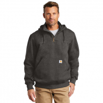 Carhartt Rain Defender Paxton Heavyweight Hooded Zip Mock Sweatshirt