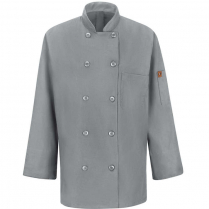 Chef Designs Women's Ten Button Chef Coat with Mimix™ And Oilblok