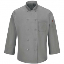 Chef Designs Men's Ten Button Chef Coat with Mimix™ And Oilblok