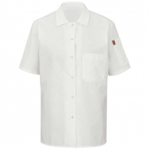 Chef Design Women's Short Sleeve Cook Shirt with Mimix™