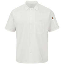 Chef Design Men's Short Sleeve Cook Shirt with Mimix™