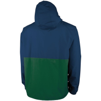 Charles River Adult Color Blocked Pack-N-Go® Pullover - Navy-Forest - Back