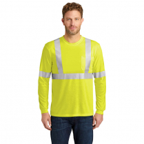 Custom CornerStone® ANSI 107 Class 2 Long Sleeve Safety T-Shirt