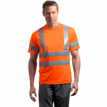 Custom CornerStone® ANSI 107 Class 3 Short Sleeve Snag-Resistant Reflective T-Shirt