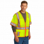 Custom CornerStone® ANSI 107 Class 3 Surveyor Mesh Zippered Two-Tone Short Sleeve Vest