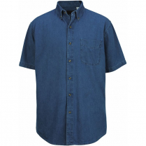 Edwards Men's Short Sleeve Casual Mid-Weight Denim Shirt