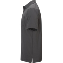 Edwards Unisex Snag Proof Polo With Pockets - Steel Grey - Left Side