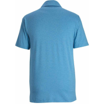Edwards Men's Point Grey Heathered Polo - Marina Blue - Back