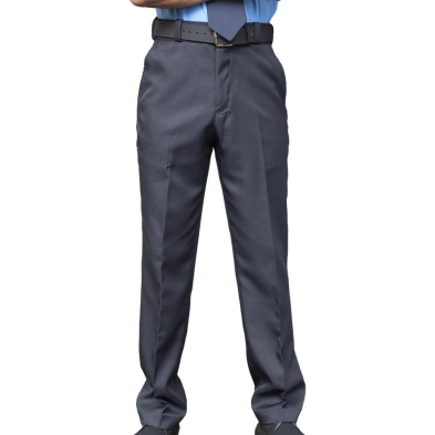 Men's Security EZ Fit Flat Front Pant - On Model - Vulcan Navy - Front