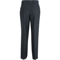 Edwards Men's Washable Wool Flat Front Pant - Navy - Back