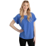 Ladies' Dolman Short Sleeve Blouse - On Model - Front