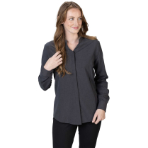 Edwards Ladies' FlexBatiste Stand Up Collar Long Sleeve Cafe Shirt