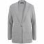 Ladies' Sweater Blazer - Grey Heather - Front