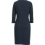 Edwards Ladies' Ponte Sheath Dress - Navy - Back