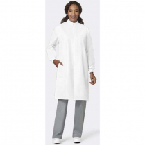 Fashion Seal Protective Coat - Snap Closure at Neck - Texture Shield® - Poly/Cotton Back - No Pockets