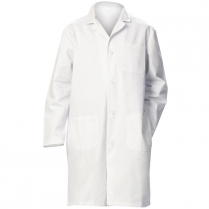 Fashion Seal Men's Heavyweight Sanforized Cotton Twill 41" Lab Coat - 3 Pocket / Side Pocket Slits