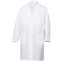 Fashion Seal Men's Poplin 39" Lab Coat - 3 Pocket / No Side Pocket Slits / 5 Button / Fashion Fab Poplin