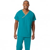 Fashion Seal Reverible Unisex Criss-Cross Scrub Shirt - Fashion Blend