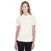 Harriton Ladies' Barbados Textured Camp Shirt