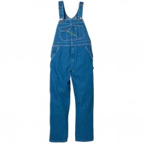 Key High Back Bib Overall-Zip Fly-Stonewashed