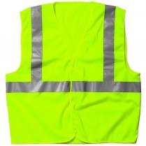 Custom Key ANSI II Class 2 Hi-Visibility Mesh Vest, Velcro Front