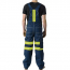 Liberty Denim Bib Overall with Hi-Vis Tape