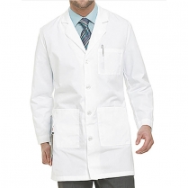 Landau Men's Lab Coat - 100% Cotton Super Twill