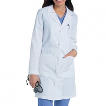 Landau Women's Lab Coat - Knot Button