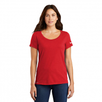 Nike Ladies' Dri-FIT Cotton/Poly Scoop Neck Tee